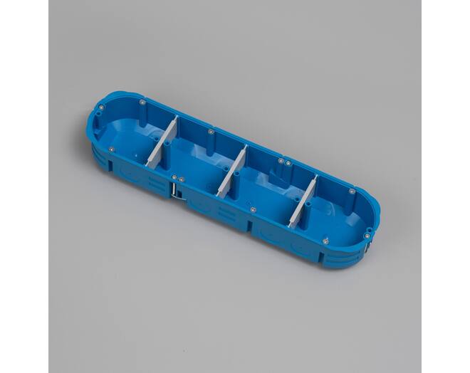 EU Plastic Back Box/4G/Round/45Mm Deep