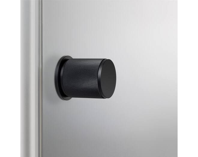 Door Knob Set/Cross/Black