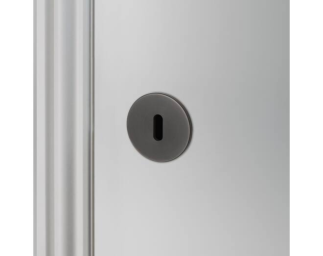 Escutcheon Plate/Traditional Profile/Smoked Bronze