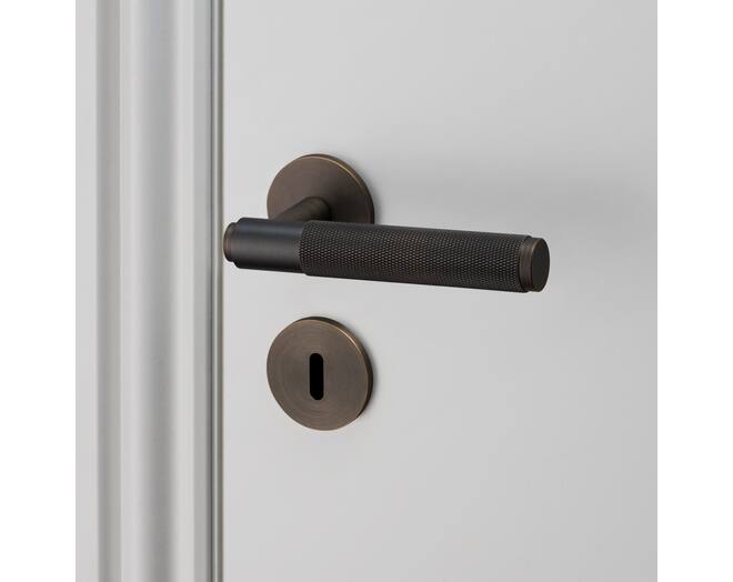 Escutcheon Plate/Traditional Profile/Smoked Bronze