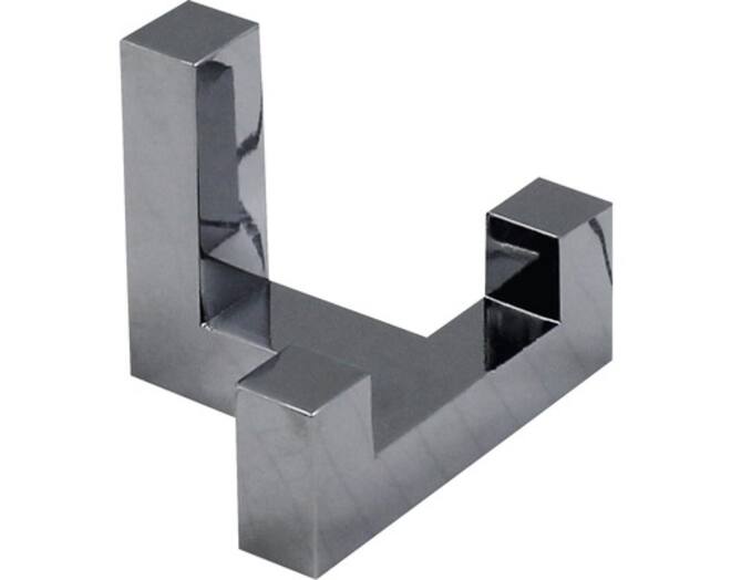 Jashaak glans chroom dubbel 40 x 52mm diepte 40mm