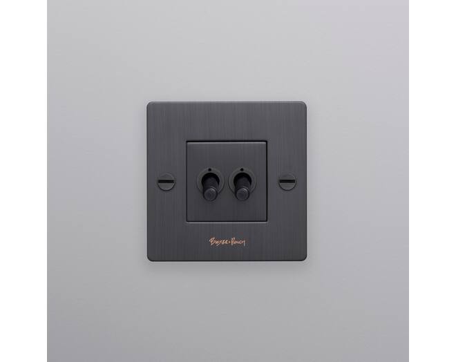 1G Double Toggle Switch/Smoked Bronze