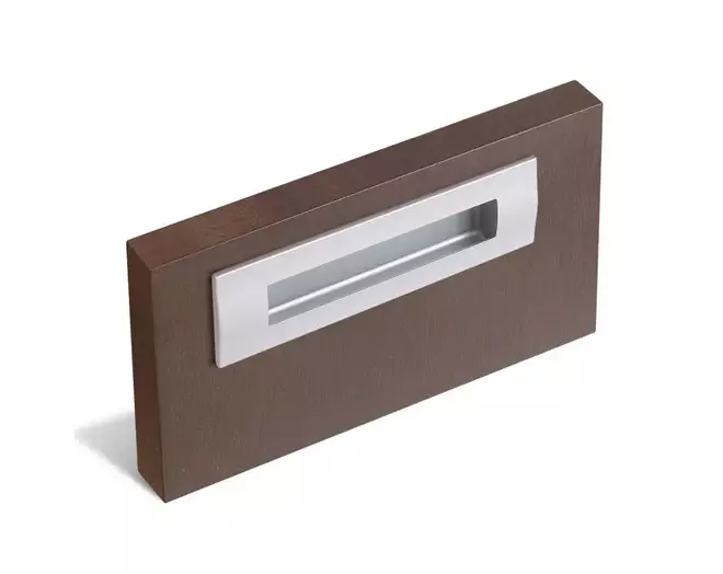 Komgreep 51x160mm chromo look