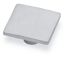 Knop WAVE mat aluminium 50x50mm
