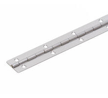 Pianoscharnier RVS 38mm breed, lengte 600mm, 3.5mm dik