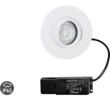 Lazio IP65 wit kantelbare inbouwspot + Triac driver