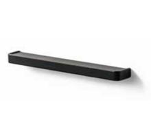 Greep 40x20x9mm mat zwart, hartafstand 32mm