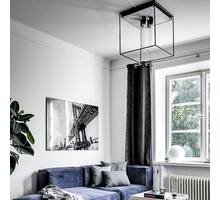 Caged Ceiling 4.0 - Polished White Marble/Buster Bulb Tube