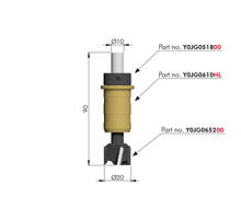 Boor voor 20mm excenterhuisje geschikt v/ boormal Y0JG0160RO