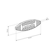 Lamellen type 10, (53x19x4 mm), 1000 stuks/doos