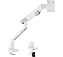 Kisch monitorarm voor enkel scherm wit