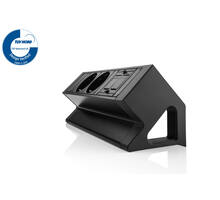 Power Desk Up 2x 230V, 1x Keystone