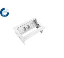 Fellowes Power Desk In wit met eGST Plug