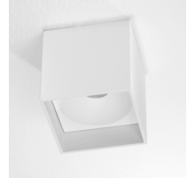 Plafondspot Almeria vierkant opbouw wit dimbaar IP20