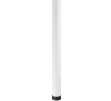 Tafelpoten 60mm 1100mm dikte 0,9mm wit gelakt set van 4