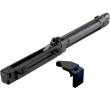 Geleider antraciet Dispensa 500mm incl. soft close, enkel