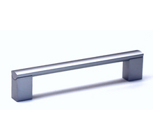 Greep 16x332mm RVS look hartmaat 320mm, met platte voetjes