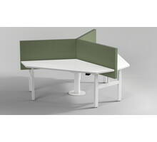 De Milano Triple. Kleur: Wit RAL9016.
