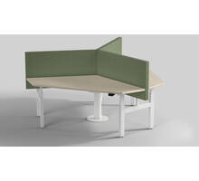 De Milano Triple. Kleur: Wit RAL9016.