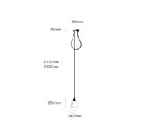 Hooked 1.0 Small Graphite/Brass - 2M