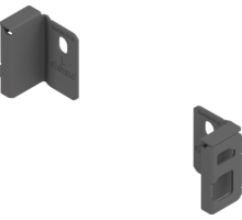 Rugwandhouder Merivobox N- hoogte, L+R, orion grijs