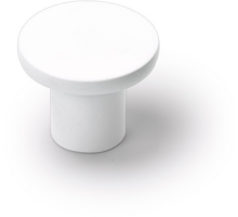 Knop DISC mat wit 28mm