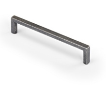 Greep BASIC oud tin 136x8x28mm, hartmaat 128mm