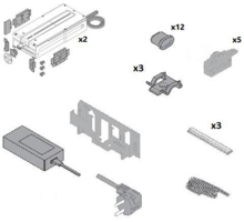 Servo-drive Flex set 2 koelkast of combi groter dan 1700mm