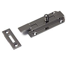 Profielschuif / met bocht / 25x040mm / messing vernikkeld