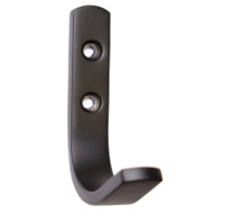 Jashaak aluminium zwart gelakt 72x16mm