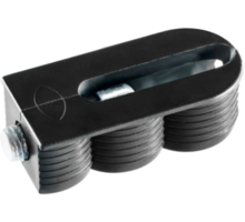 Cabineo 12, zwart ral 9021, M6 schroef, ve=2000 stuks