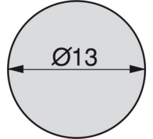Afdekkap 13mm wit RAL 9016 zelfklevend, 20st per vel