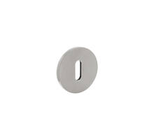 Olivari rozet rond met sleutelgat inox mat titaan PVD