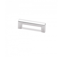 Greep SQUARE glans chroom 146x12mm, hartmaat 128mm