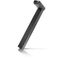 Hefkolom DL5 zwart RAL9005, inclusief bracket.