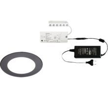 2x Atom mat zwart 24V + ZigBee ontvanger + Driver 24W