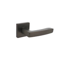 Deurkruk Minos op vierkante rozet 55x55x10 mm antracietgrijs