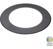 Losse spot Atom D-Motion mat zwart 3W-24Vdc 2700K-4000K