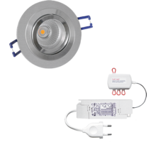 6x rond Alu+6x powerled+6x verl+driver