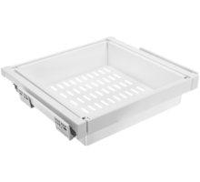 Garderobemand, metaal, 800 mm SOFT-CLOSE, Wit
