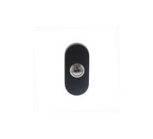 Deurbel ovaal verdekt 65x30x10mm