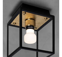 Caged Wet/Ceiling/Small/Brass