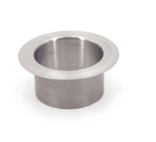 Afvaldoorlaat rond RVS mat, boormaat 58mm, geen deksel