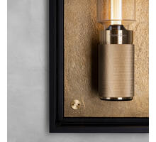 Caged Wet/Wall/Large/Brass