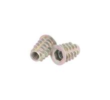 Rampabus conisch M6/12,5x16mm met rand, geel verzinkt, SW6
