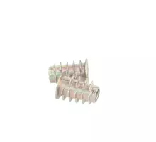 Rampabus conisch M6/12,5x16mm met rand, geel verzinkt, SW6