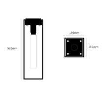 Caged Ceiling 1.0 Large - Sbm/Buster Bulb Tube