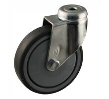 Zwenkwiel 75x25mm, boutbev. hoogte 99mm, draag 60kg