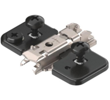 Kruismontageplaat excentrisch met plug 7,5mm middenaanslag