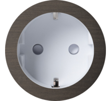 Rond 2.0 MultifitSocket F- dark bronze - white cup